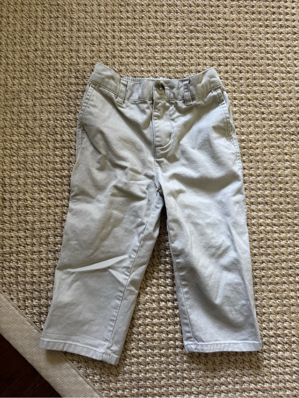 Ralph Lauren Baby Classic Chino Bottoms in Light khaki stone